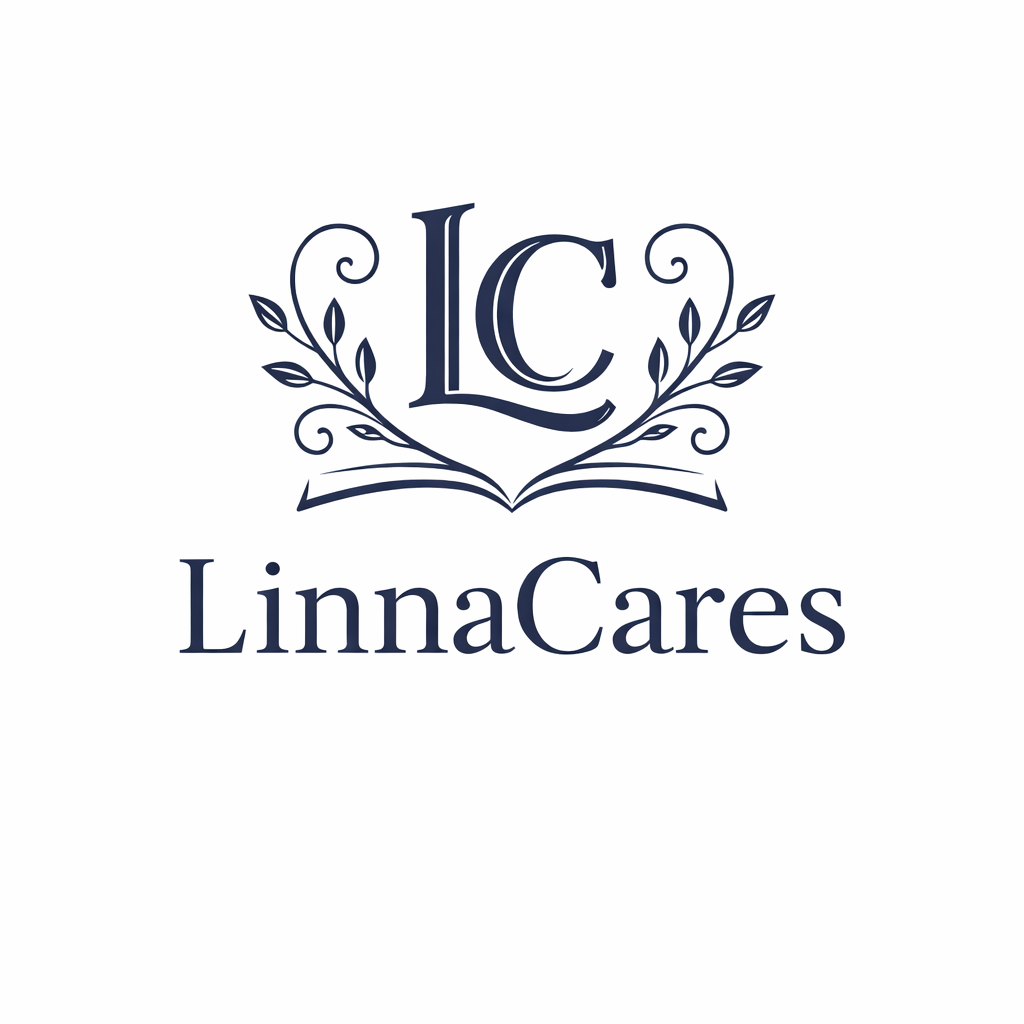 Linna Cares logo — family story preservation app to record life stories and preserve family memories.
